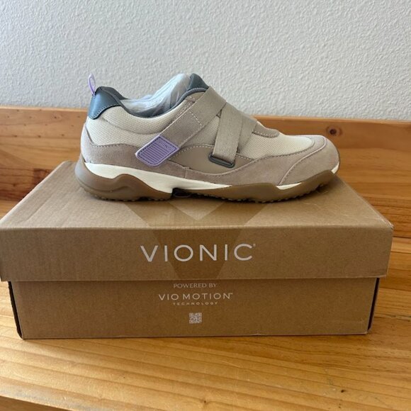 Vionic Shoes - ✨ Vionic Walker Classic Taupe Sneakers ✨ Women’s 9.5 ⭐ NIB